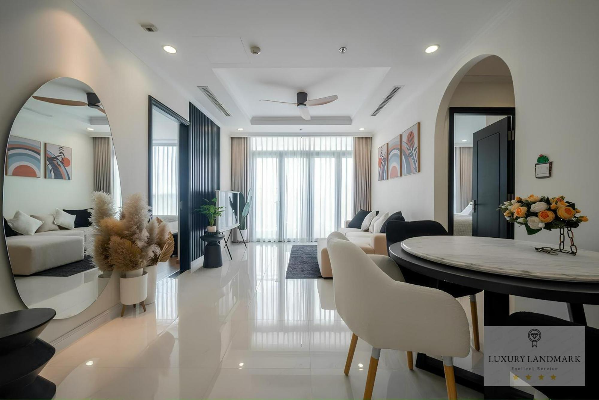 Sky Park Apartment - Vinhomes Central Park Ho Si Minh-város Kültér fotó